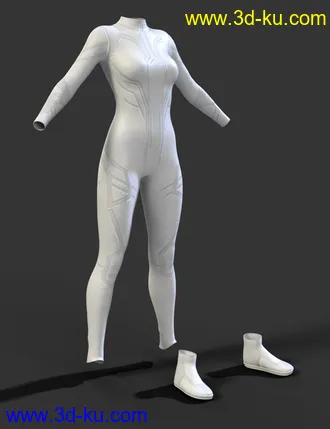 3D打印模型X-Fashion Sci Bodysuit for Genesis 8 Female(s)的图片