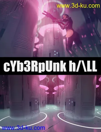 3D打印模型Cyberpunk Hall的图片