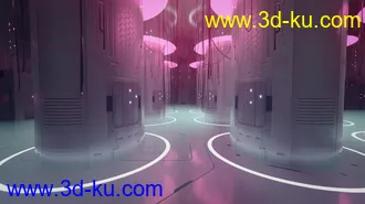 3D打印模型Cyberpunk Hall的图片