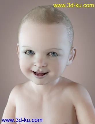 3D打印模型Deepsea Baby HD for Genesis 8.1 Male的图片