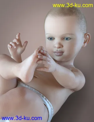 3D打印模型Deepsea Baby HD for Genesis 8.1 Male的图片