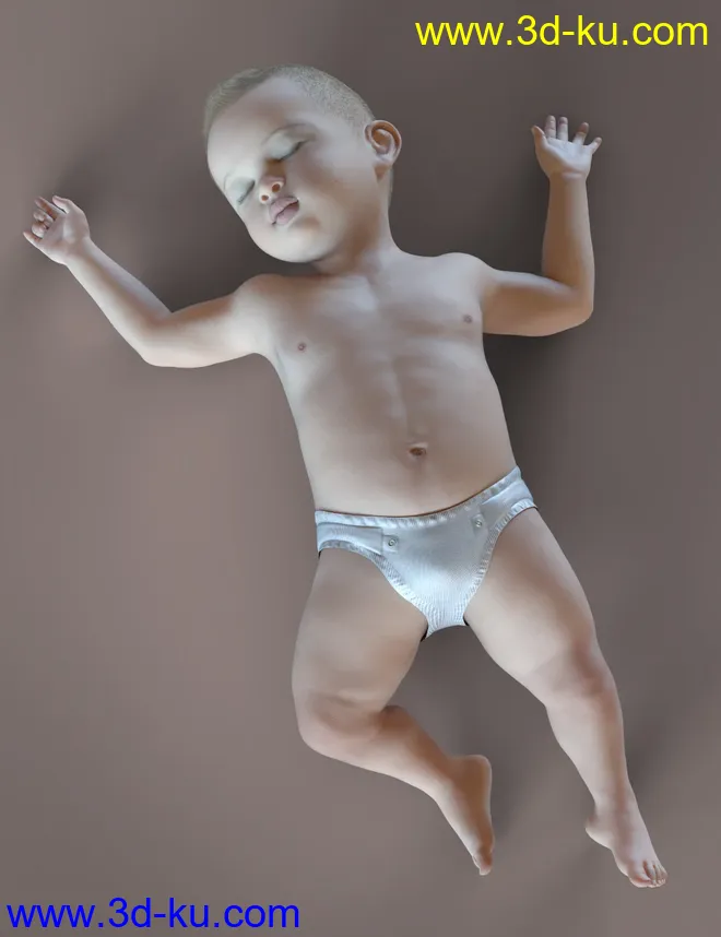 Deepsea Baby HD for Genesis 8.1 Male模型的图片7