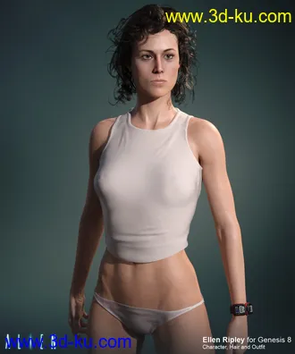 3D打印模型Ellen Ripley From Alien For G8F的图片