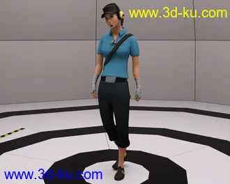 3D打印模型Female Scout for G8F and G8.1F的图片