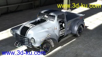 3D打印模型Gasser Muscle Car的图片