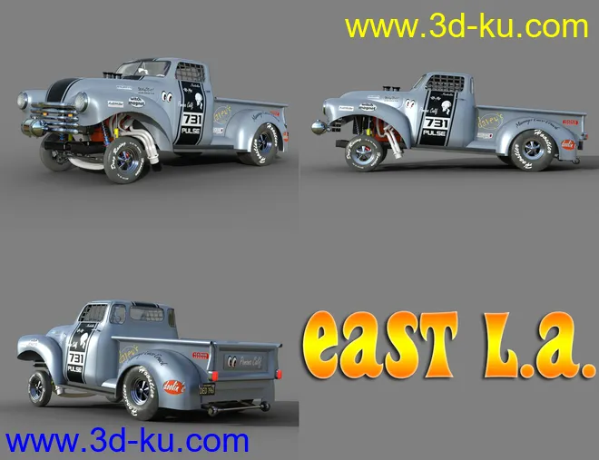 Gasser Muscle Car模型的图片5