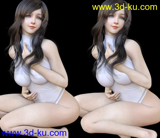 HS dForce Hip and Breast V2 for Genesis 3, 8 and 8.1 Females模型的图片3