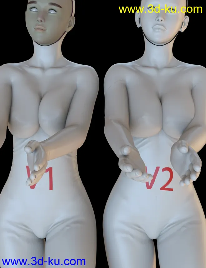 HS dForce Hip and Breast V2 for Genesis 3, 8 and 8.1 Females模型的图片5