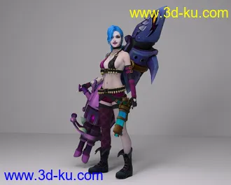 3D打印模型Jinx for G8F - Shinteo的图片