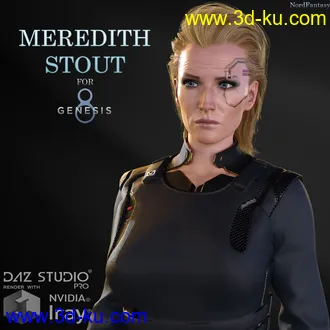 3D打印模型Meredith Stout (Cyberpunk2077) - GENESIS 8 DAZ的图片