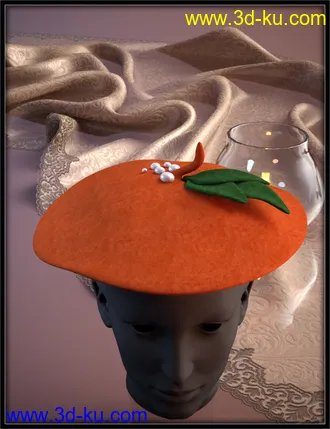 ND Fantasy Hats for Genesis 8 Female模型的图片5