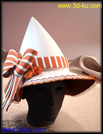 ND Fantasy Hats for Genesis 8 Female模型的图片9