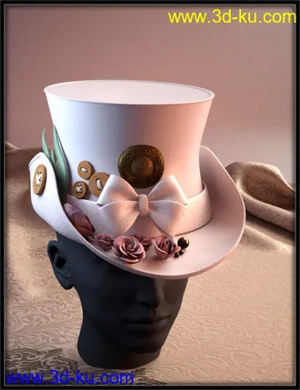 ND Fantasy Hats for Genesis 8 Female模型的图片10