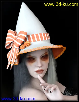 ND Fantasy Hats for Genesis 8 Female模型的图片20