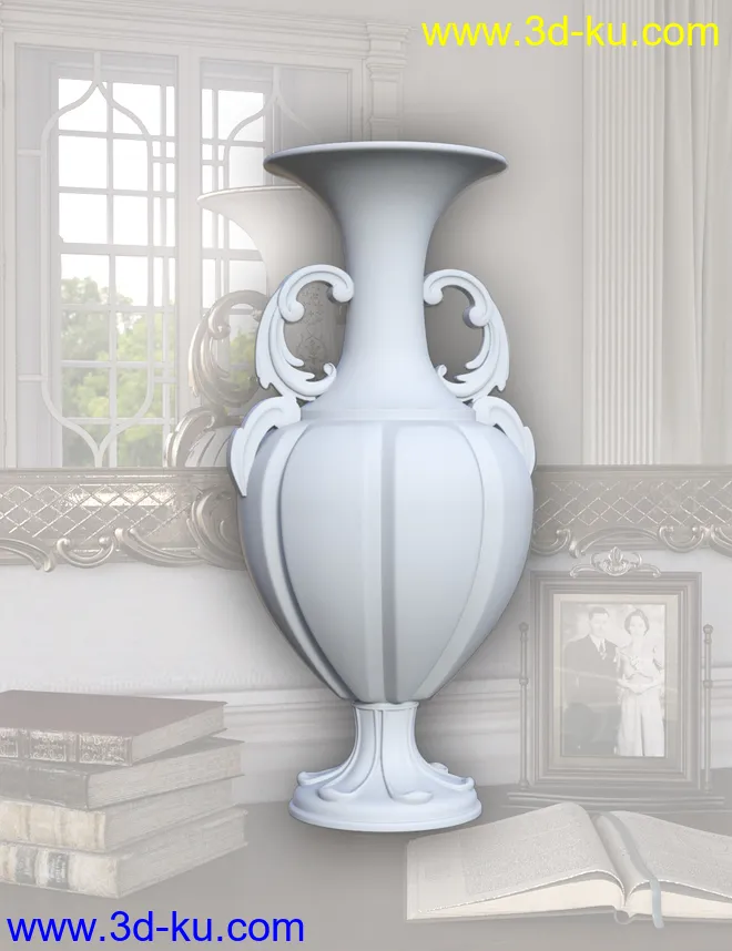 Rococo Vases Iray模型的图片3