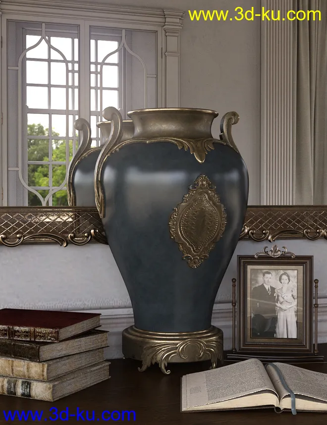 Rococo Vases Iray模型的图片10