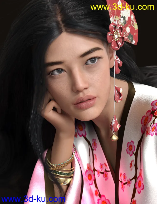 Saber HD for Genesis 8.1 Female模型的图片3