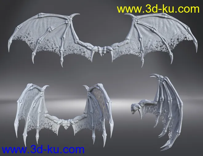 Succubus Wings for Genesis 8 Females模型的图片6