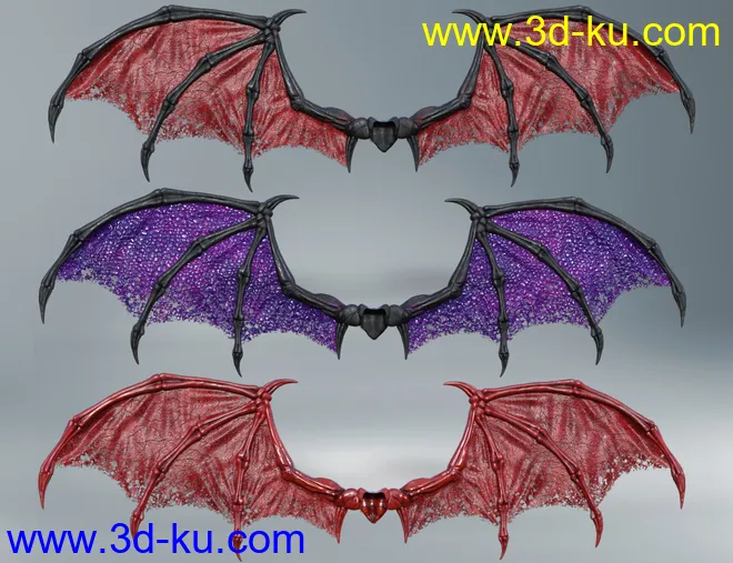 Succubus Wings Texture Expansion模型的图片6