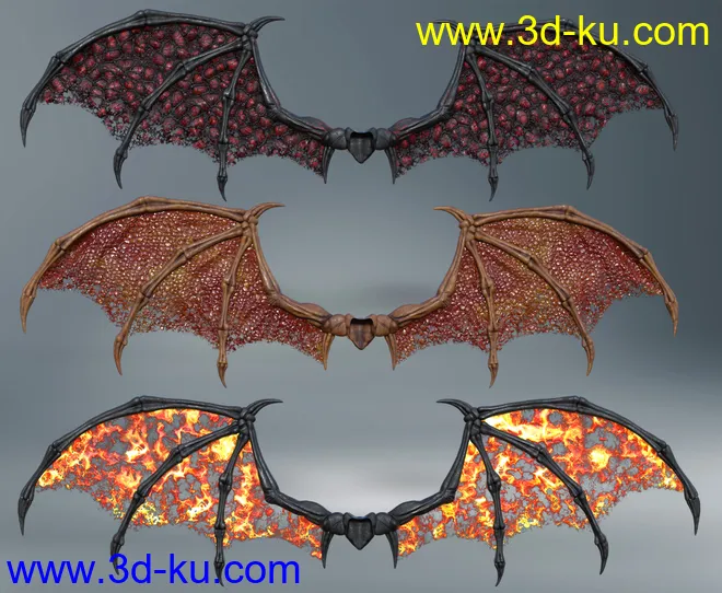 Succubus Wings Texture Expansion模型的图片7