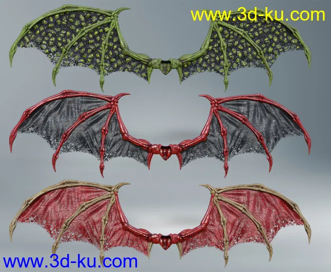 Succubus Wings Texture Expansion模型的图片8