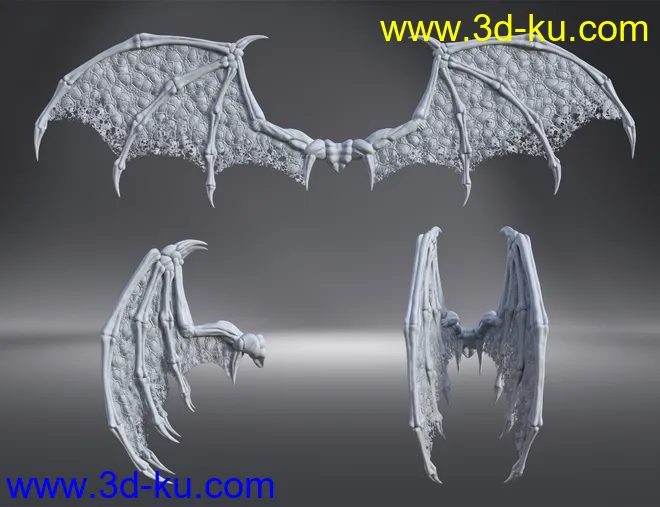 Succubus Wings Texture Expansion模型的图片9