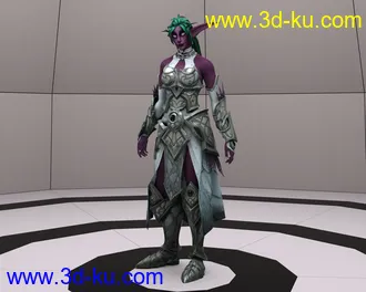 3D打印模型Tyrande Night Warrior For G8F and G8.1F的图片