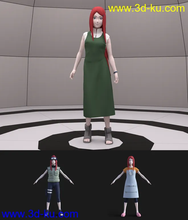 Uzumaki Kushina for G8F and G8.1F模型的图片1