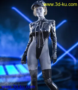 3D打印模型Cosplay Bodysuit dforce outfit for Genesis 8 & 8.1 Female(s)的图片