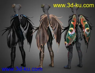 3D打印模型dForce Melantha Outfit for Genesis 8 and 8.1 Females的图片