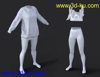 3D打印模型dForce SU Cute Christmas Suit for Genesis 8 and 8.1 Females的图片