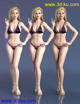 3D打印模型Francine for Genesis 8 and 8.1 Females的图片