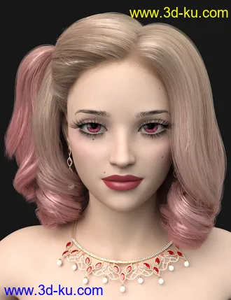 3D打印模型Francine for Genesis 8 and 8.1 Females的图片