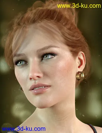 3D打印模型Hoop Earrings Collection for Genesis 8 and 8.1 Females的图片