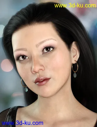 3D打印模型Hoop Earrings Collection for Genesis 8 and 8.1 Females的图片