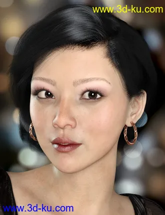 3D打印模型Hoop Earrings Collection for Genesis 8 and 8.1 Females的图片