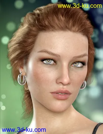 3D打印模型Hoop Earrings Collection for Genesis 8 and 8.1 Females的图片