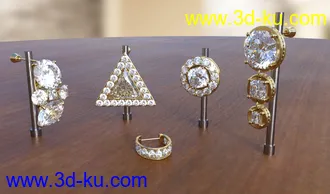 3D打印模型JW Jewelry for Genesis 8.1 Female的图片