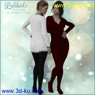 3D打印模型Laliberte Sexy Sweater Dress G8F的图片