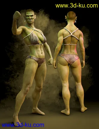 3D打印模型M3DVTO Vana the Ogre for Genesis 8.1 Female的图片