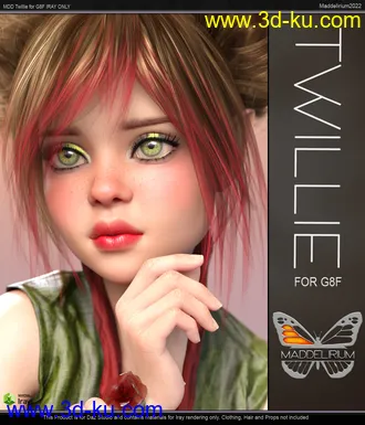 3D打印模型MDD Twillie for G8F (IRAY Only)的图片