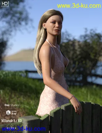 3D打印模型Melisende HD for Genesis 8.1 Female的图片