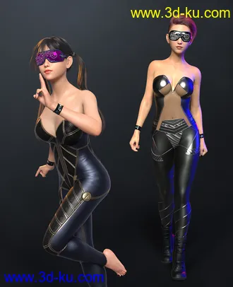 3D打印模型Meta Suit for Genesis 8 and 8.1 Females的图片