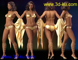 3D打印模型Mst Sanura HD for Genesis 8 Female and Twosret 8的图片