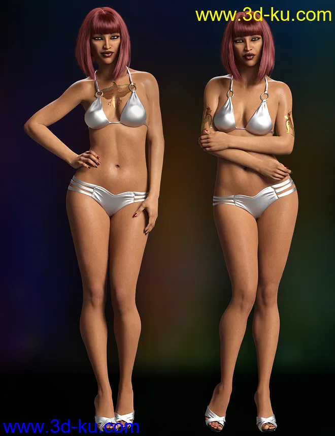 Mst Sanura HD for Genesis 8 Female and Twosret 8模型的图片12