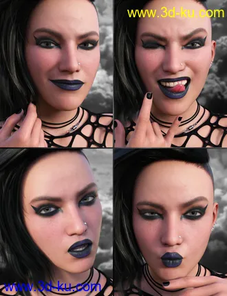 3D打印模型My Attitude Expressions for Genesis 8.1 Female的图片