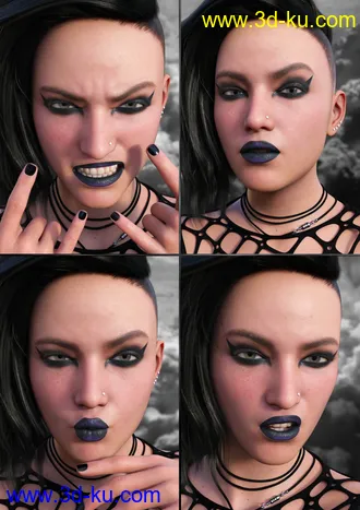 3D打印模型My Attitude Expressions for Genesis 8.1 Female的图片