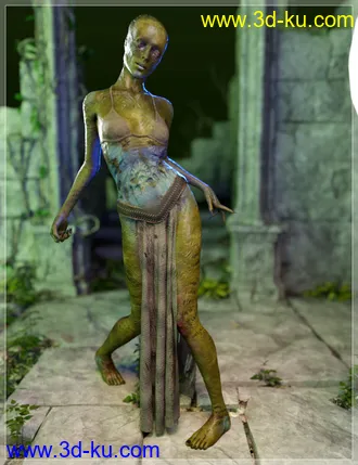 3D打印模型ND Weirdo Creature HD for Genesis 8.1 Female的图片