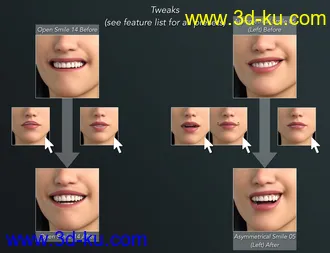 3D打印模型NG Build Your Own Smile for Genesis 8.1 Female的图片