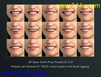 3D打印模型NG Build Your Own Smile for Genesis 8.1 Female的图片